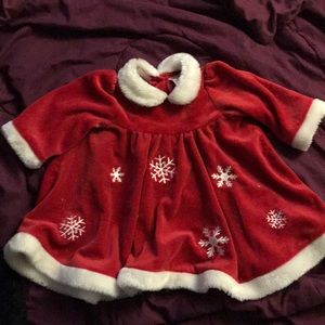 Adorable baby girl Snowflake Christmas dress